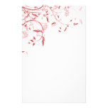 Spring Vine & Birds & White Stationary stationery