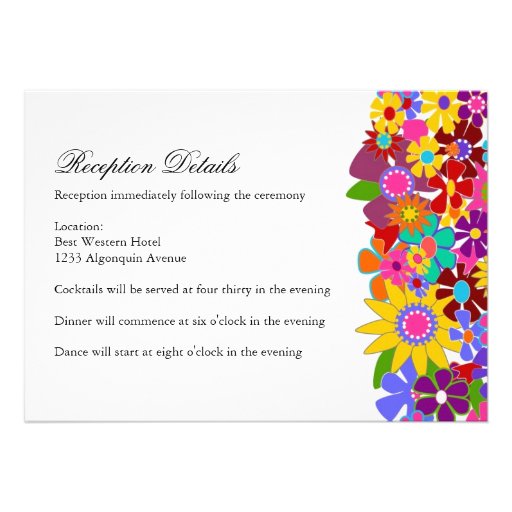 Spring Wedding Invitation