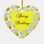 Spring Wedding Save the Date Ornament