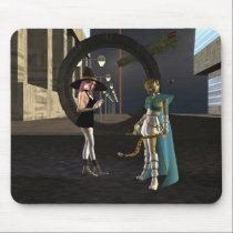 spring witch meeting mousepads