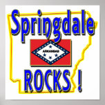 Springdale Rocks ! (blue) Poster