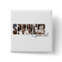 Springer Spaniel Eyes buttons by DDGraphix Springer Spaniel Eyes buttons