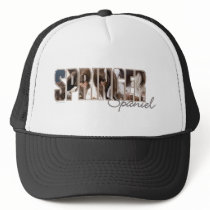 Springer Spaniel Eyes Trucker Hats