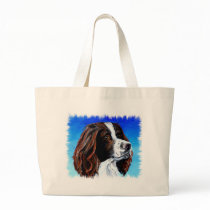 Springer Spaniel Portrait bags by TheGalacticGroundhog Springer Spaniel Portrait bags