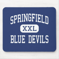 Springfield - Blue Devils - High - Holland Ohio mousepads