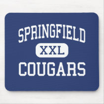 Springfield - Cougars - High - Springfield mousepads by customteamsportswear Springfield - Cougars - High - Springfield mousepads