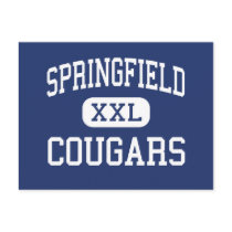 Springfield - Cougars - High - Springfield postcards by customteamsportswear Springfield - Cougars - High - Springfield postcards
