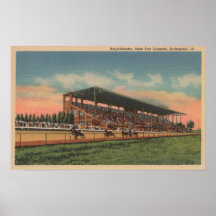 Springfield, IL - State Fair Grounds Horse Print