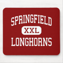 Springfield - Longhorns - High - Springfield mousepads by customteamsportswear Springfield - Longhorns - High - Springfield mousepads