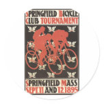 Springfield Mass. 1895 Bicycle Tournament Sticker
