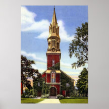 Springfield Massachusetts St. Michael's Church Print