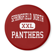 Springfield North - Panthers - High - Springfield magnets by customteamsportswear Springfield North - Panthers - High - Springfield magnets