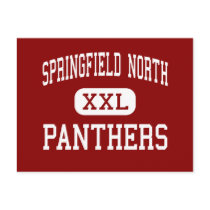 Springfield North - Panthers - High - Springfield postcards by customteamsportswear Springfield North - Panthers - High - Springfield postcards