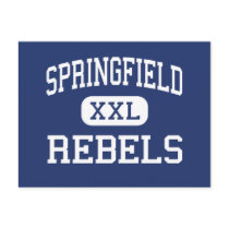 Springfield Rebels Middle Springfield Oregon postcards by customteamsportswear Springfield Rebels Middle Springfield Oregon postcards
