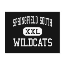 Springfield South - Wildcats - High - Springfield postcards by customteamsportswear Springfield South - Wildcats - High - Springfield postcards