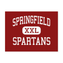 Springfield - Spartans - High School - Akron Ohio postcards by customteamsportswear Springfield - Spartans - High School - Akron Ohio postcards
