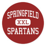 Springfield - Spartans - High School - Akron Ohio Sticker