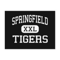 Springfield - Tigers - High - New Middletown Ohio postcards by customteamsportswear Springfield - Tigers - High - New Middletown Ohio postcards