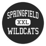 Springfield - Wildcats - Junior - Bergholz Ohio Round Sticker