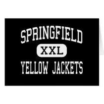 Springfield - Yellow Jackets - High - Springfield cards by customteamsportswear Springfield - Yellow Jackets - High - Springfield cards