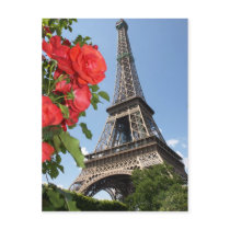 Springtime At Eiffel Tower Post Cards