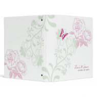 Springtime Bliss (Roses) Wedding Binder binder