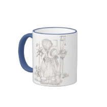 Springtime Bouquet mugs by sharpcreations Springtime Bouquet mugs