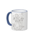 Springtime Bouquet mugs by sharpcreations Springtime Bouquet mugs