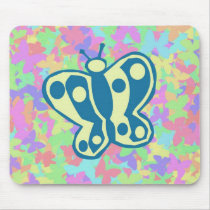 Springtime Butterflies Mousepad