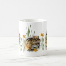 Springtime Chipmunk Mugs