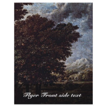 Springtime Detail " By Poussin Nicolas Personalized Flyer