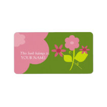 Springtime Flowers Labels labels