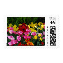Springtime Flowers Postage Stamp