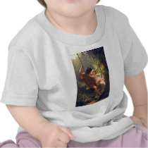 Springtime ~ Lovers on Swing Painting Tshirts
