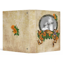 Springtime Orange Blossoms Fairy Vinyl Binder