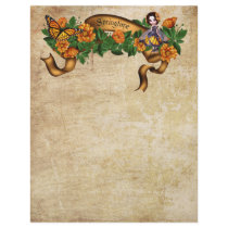 Springtime Orange Blossoms Fairy Flyer