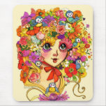Springtime Reverie Flowers Abloom mousepads