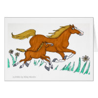 Springtime Romp card