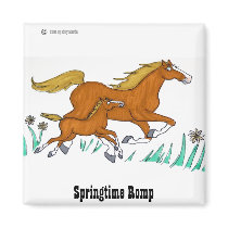 Springtime Romp magnets