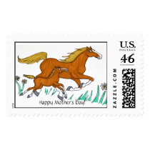 Springtime Romp (Sorrel) postage by codfishlady Springtime Romp (Sorrel) postage