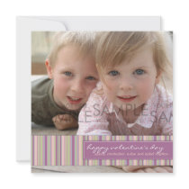 Springtime Stripes :: Valentine's Card / Invite invitations by CSKidsOccasions Springtime Stripes :: Valentine's Card / Invite invitations