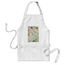 Springtime Victorian Ladies aprons by AlabasterRose Springtime Victorian Ladies aprons