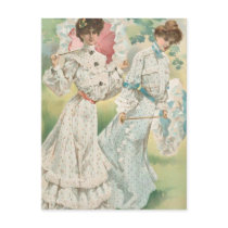 Springtime Victorian Ladies postcards by AlabasterRose Springtime Victorian Ladies postcards