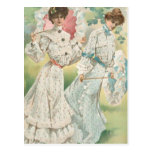 Springtime Victorian Ladies Postcards