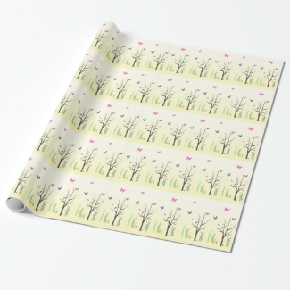 Springtime Wrapping Paper