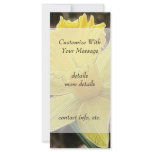 Springtime Yellow Daffodil Rack Card
