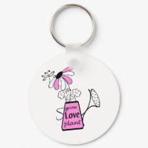 Sprinkle Can Grow Love Plant keychains by gardening Sprinkle Can Grow Love Plant keychains