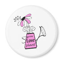 Sprinkle Can Grow Love Plant magnets