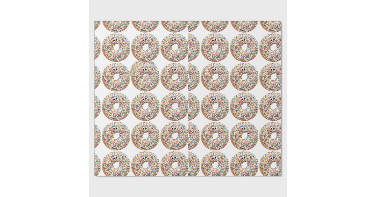 Sprinkle Donut Wrapping Paper Zazzle