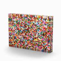 Sprinkles Acrylic Block Acrylic Award